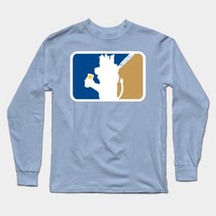 Sluggerrrr Mascot Major League Brews Long Sleeve T-Shirt